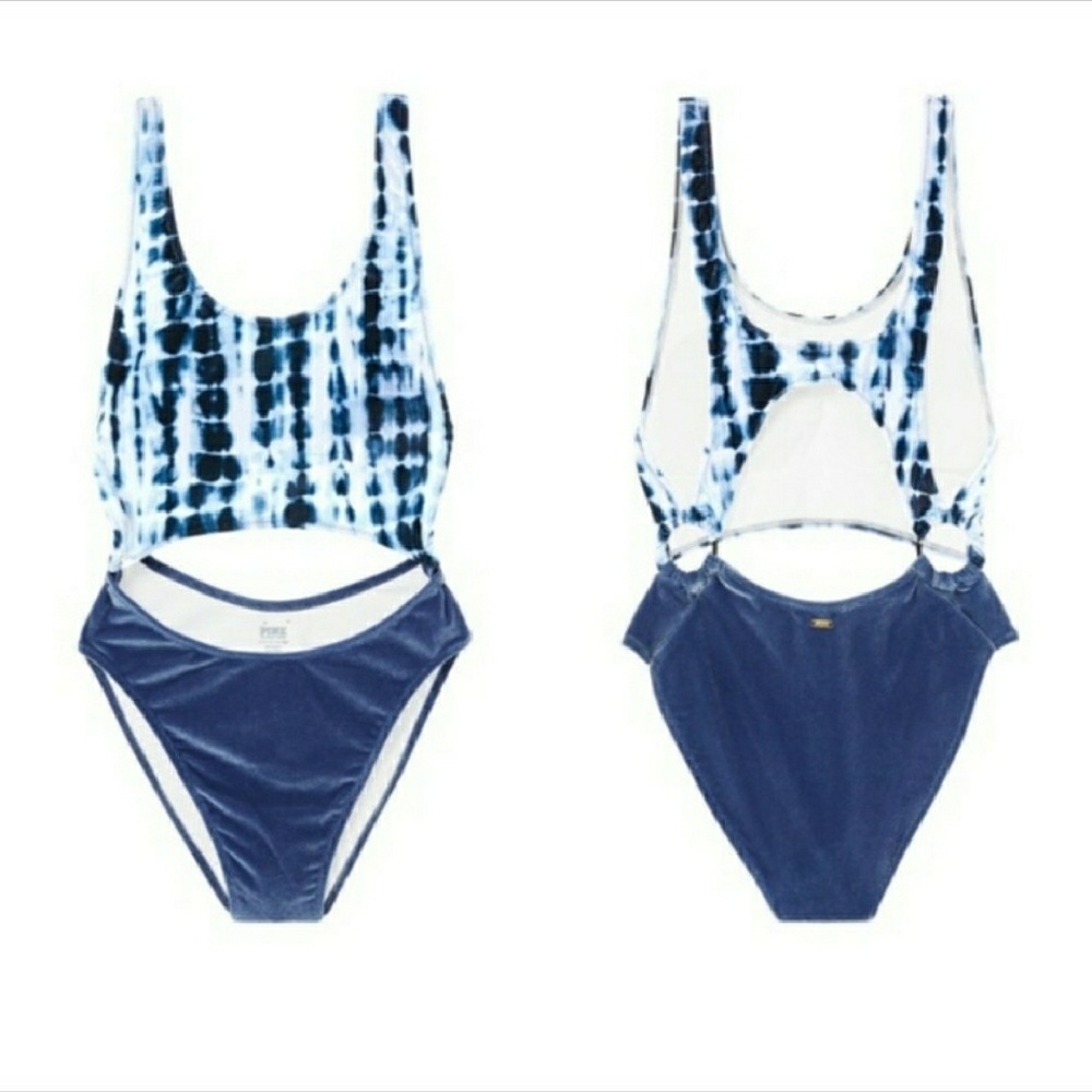 NEW Victorias Secret PINK Swim Cut-Out One Piece - Picture 3 of 4